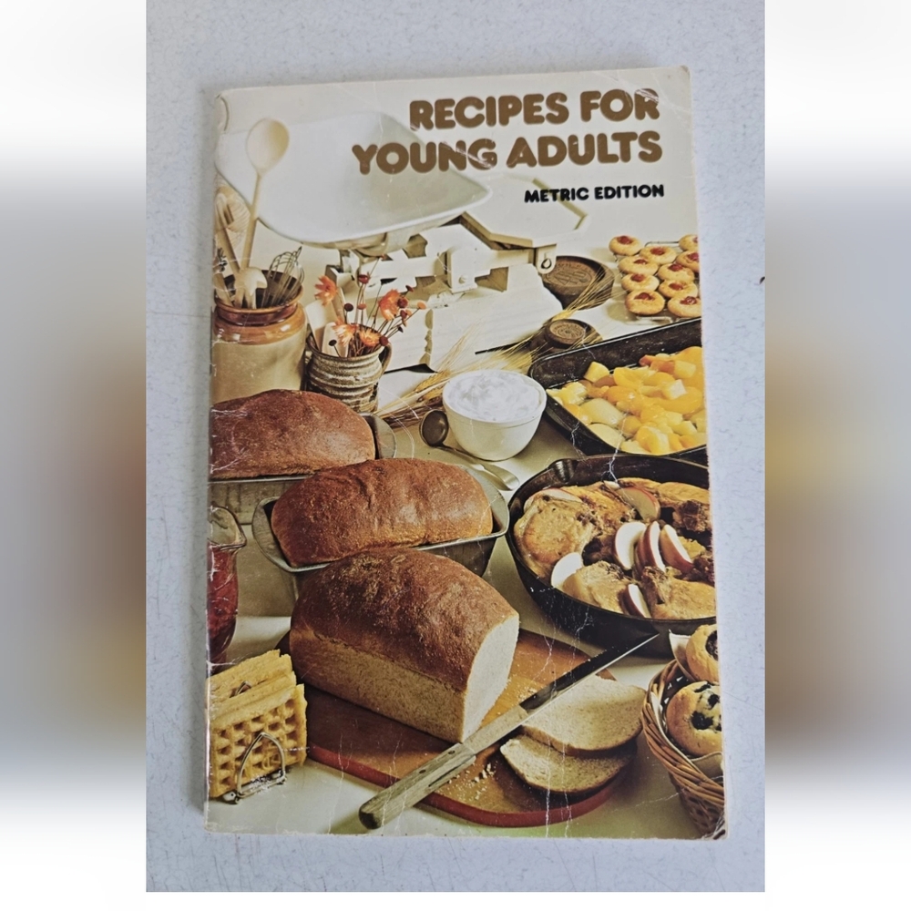 Recipes for Young Adults Cookbook Vintage